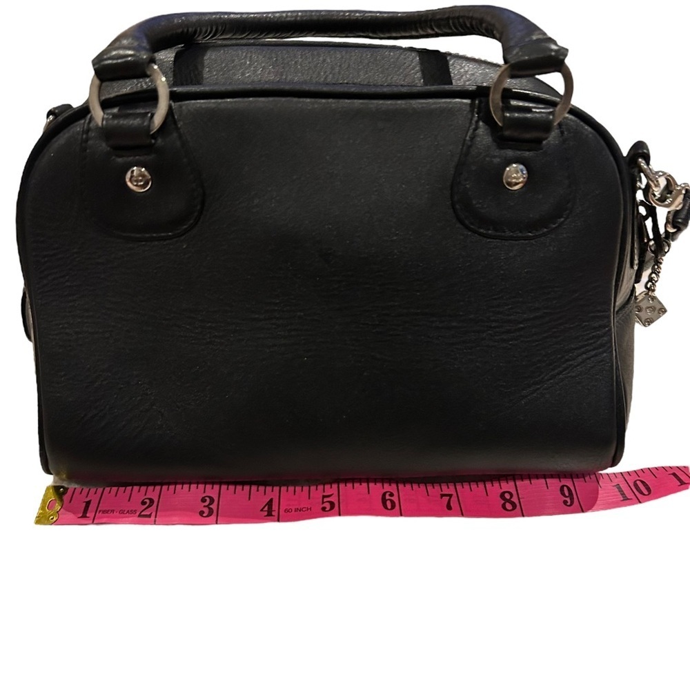 Gambler Dice Leather Satchel Handbag - Picture 15 of 15